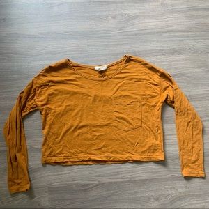 cropped long sleeve